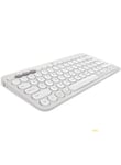 Logitech multi-device  K380 Wireless Keyboard  BLUETOOTH White Battery LED Light