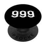 999 Numérologie Numéro personnel spirituel 999 Nombre d'ange PopSockets PopGrip Interchangeable