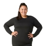 Smartwool Classic All-Season Merino Base Layer Crew Plus Boxed - Maillot thermique laine mérinos femme Black 2X