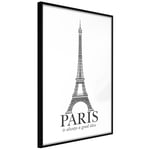 Plakat - Paris Is Always a Good Idea - 40 x 60 cm - Sort ramme
