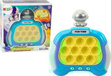 Leantoys Pop-It-Spel Wac A Mole Cosmonaut Ljus Ljud Blå