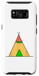 Coque pour Galaxy S8 Teepee Tent Camp Camping Cadeau Mignon Amérindien