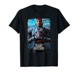 Star Wars The Bad Batch Hunter Character Poster T-Shirt