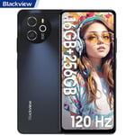 Téléphone Portable Débloqué Blackview Shark 8 16Go+256Go Android 13 6.78" 2.4K 64MP 5000mAh NFC 3 Emplacements pour cartes - Gris