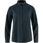 Fjällräven Abisko Trekking Shirt Women Marin L - Fri frakt