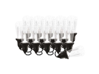 Emos DCPW04, 16 lamp(or), LED, Varmvitt, 10000 h, Inomhus / utomhus, Svart