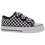 Big Skool Black/White Small Checkerboard Toddler Shoe DWOCK2