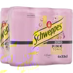 Schweppes Pink Tonic Zero Drinkmixer 6x33cl