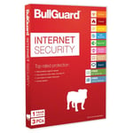 BullGuard Internet Security, 3 datorer, 1 år, 5 GB molnlagring, Attach (vid köp av ny dator)