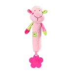 BABYONO Babyrangle: Squeaky toy med bitering, Rosa