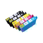 Epson T1285 XL Set Plus BK (T1281 x 2, T1282, T1283, T1284) BK/C/M/Y. Kompatibla bläckpatroner (ej Epson original).