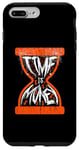 Coque pour iPhone 7 Plus/8 Plus Time Is Money Drip Dunk Motif Halloween Orange Noir