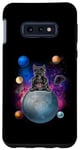 Coque pour Galaxy S10e Scottish Terrier On The Moon Galaxy Funny Dog In Space Puppy