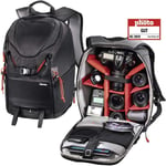 Hama Large DSLR Camera Backpack Rucksack Bag Case+RainCover For Nikon Sony Canon