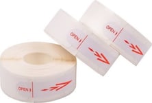 Hismart Självhäftande Etiketter För Termoskrivare, 30Mm X 12Mm, 3 Rullar
