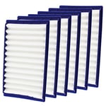 Spares2go Washable H Level Filters for Dyson DC02 Vacuum Cleaners (Blue, Pack of 6)