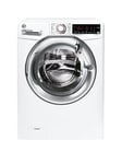 Hoover H-Wash 300 H3W 68Tamce80 8Kg Washing Machine With 1600 Spin, With Wifi Connectivity - White With Chrome Door