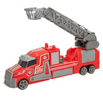 ColorBaby 47278 47278 Camion Pompier Jouet Échelle 360° Extensible Système de Friction Voiture Pompier Grand Camion Jouets Enfants + 3 Ans Véhicule Enfant