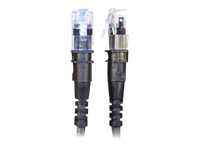 Patchsee Thinpatch - Patch-Kabel - Rj-45 (Hane) Till Rj-45 (Hane) - 2.7 M - 4.9 Mm - Ftp - Cat 6A - Ieee 802.3At - Startad, Halogenfri - Svart