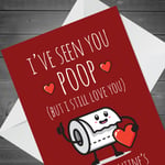Valentines Card Perfect For Husband Boyfriend Girlfriend Wife Rude Funny Card