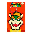 Nintendo Super Mario Bowser nøglering gummi