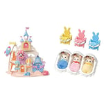 Sylvanian Families 5538 Baby Amusement Park - Dollhouse Playsets & 5532 Triplets Care Set - Dollhouse Playsets