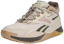 Reebok Unisex Nano X3 Adventure Winter Sneaker, Stucco/Boulder Beige F23/Laser Lime F23, 5 UK