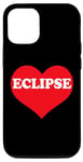 Coque pour iPhone 13 I Heart Eclipse, I Love Eclipse Custom