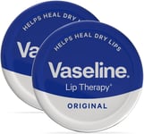 Vaseline Lip Therapy Original 20g -Helps Heal Dry Lips and Smooth Lips Pack of 2