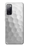White Golf Ball Case Cover For Samsung Galaxy S20 FE