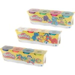 PLAY-DOH-muovailuvaha 4 pakettia, 3-PACK