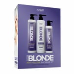 Affinage  System Blonde Trio ( Shampoo / Conditioner1000ml & Masque 500ml )