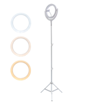 4smarts LoomiPod Golvlampa Selfie Ring Light LED - Vit