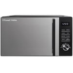 Russell Hobbs Black Microwave 23 Litre 900W Microwave, 3-in-1 1000W Grill and 1700W Oven, 5 Power Levels, 10 Autocook Settings including Defrost, RHM2366B