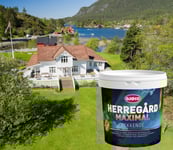 Gjöco Herregård Maximal FÄRDIG VIT - Folksams testvinnande fasadfärg,