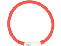 Duvo+ Duvo+ Självlysande Usb Halsband Silikon Röd 70cm