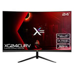 [Clearance] X= XG24CURV165 23.8" Curved VA LED 165Hz HDMI DisplayPort Monitor with Speakers