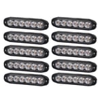 Varningsljus / Blixtljus Purelux Strobe Ultra Slim - 12/24V / 12W / 118 mm, 10 st