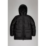 Alta Long Puffer Cargo W3T4, M, BLACK GRAIN