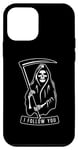 iPhone 12 mini "I FOLLOW YOU" Grim Reaper Death Scythe Mysterious Dark Case