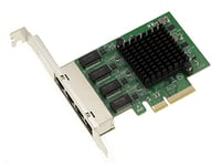 KALEA-INFORMATIQUE Carte contrôleur réseau PCIe x4 4 Ports LAN RJ45 Gigabit Ethernet 10 100 1000 Mbps avec Quadruple Chipset Realtek RTL8111H