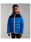 Boys, NAPAPIJRI Napapirjri Vostok Kids Insulated Hooded Jacket, Blue, Size 12 Years