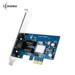 CNYO® DIEWU Marvell88E805X PCI-E sans fil Gigabit Ethernet Carte réseau RJ45 Réseau Carte LAN Adaptateur 1000 Mbps PCI Express pour PC