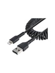 Coiled Apple Lightning to USB Cable for iPhone iPod iPad - 100cm