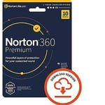Norton 360 Premium 2022 Antivirus Software for 10 Devices 1-Year Subscription In