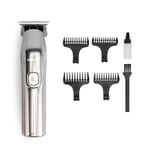 Rechargeable Beard Trimmer Electric Stubble Hair Trimmer LED Display Waterproof