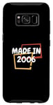 Coque pour Galaxy S8 Fabriqué en 2006 pour la célébration de l'année de naissance ou d'anniversaire