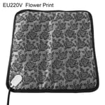 Heating Pad Electric Warm Mat Pet Bed Eu220v Flower Print