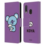 Head Case Designs Officially Licensed BT21 Line Friends Koya Basic Characters Leather Book Wallet Case Cover Compatible With Samsung Galaxy A20e (2019)