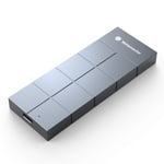 Yottamaster USB3.2 20Gbps M.2 NVMe SSD Enclosure,USB3.2 Gen 2X2 Type C Interface up to 2057.9MB/s M.2 Enclosure for 2230/2242/2260/2280 M.2 NVMe M-KEY & B&M-KEY SSD - [HC2]